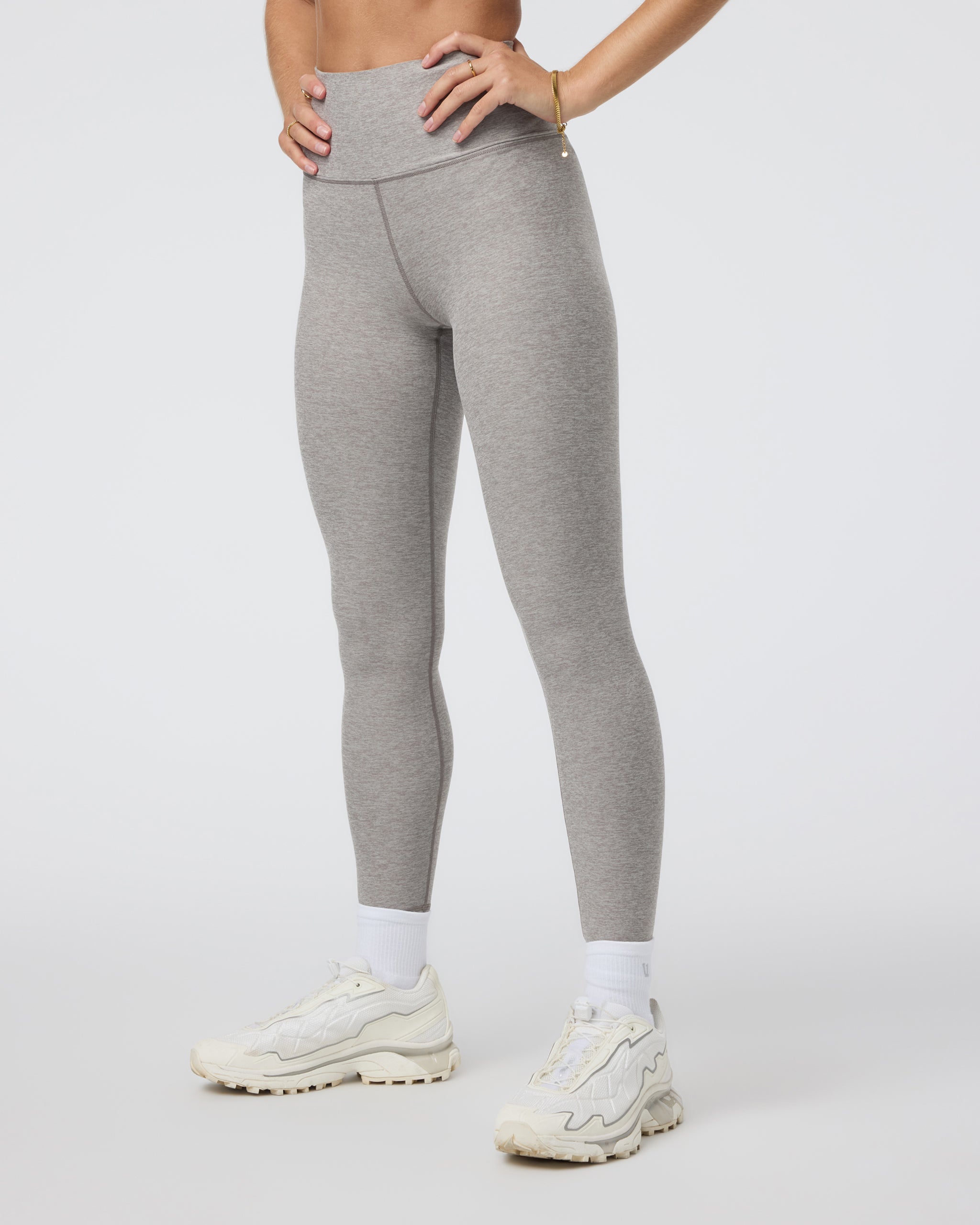 Clean Elevation Legging - Short | Cobblestone Heather - Image 2