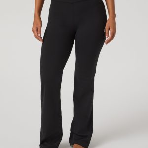 Inversion Rib Slim Flare | Black
