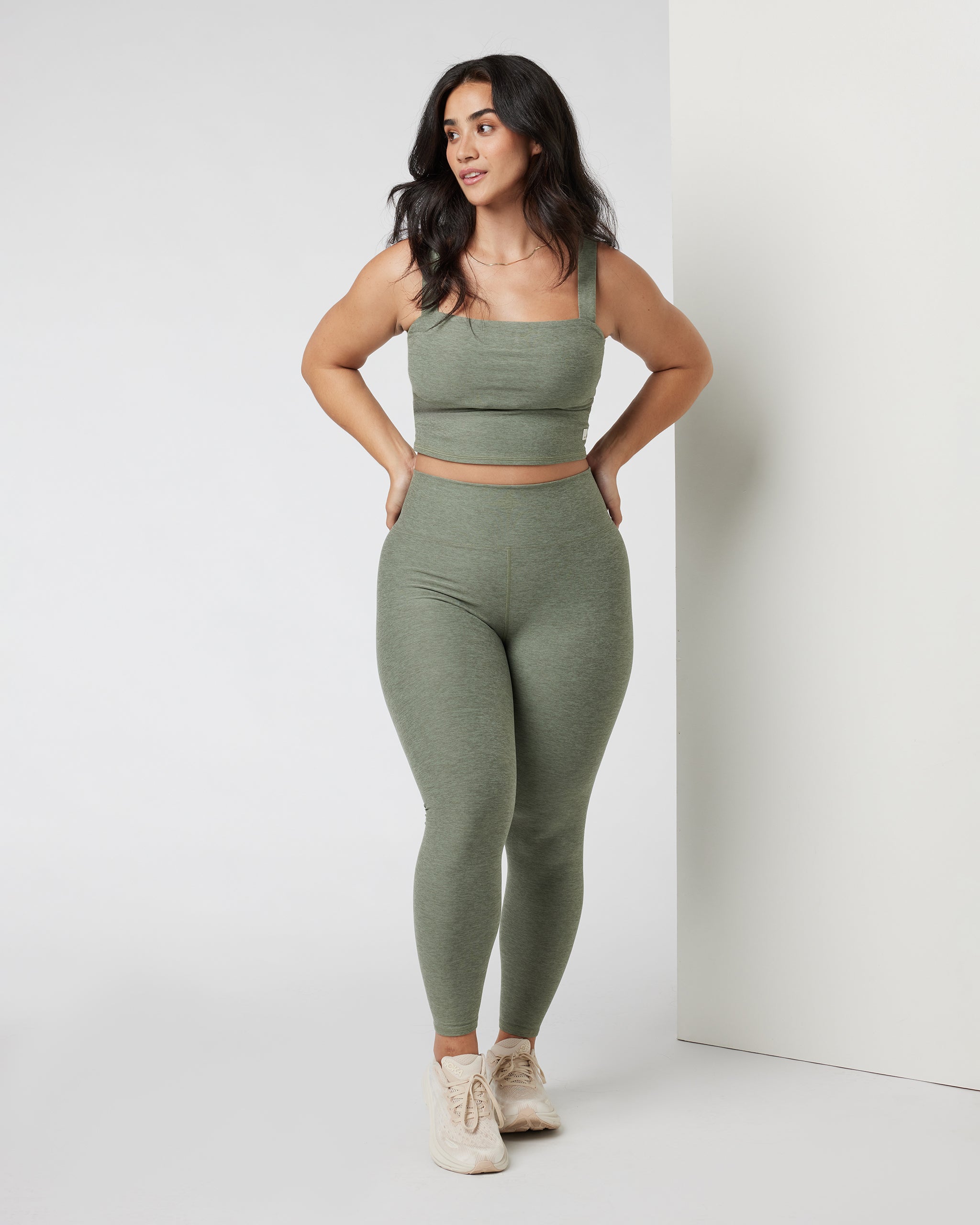 Clean Elevation Legging | Pistachio Heather - Image 4