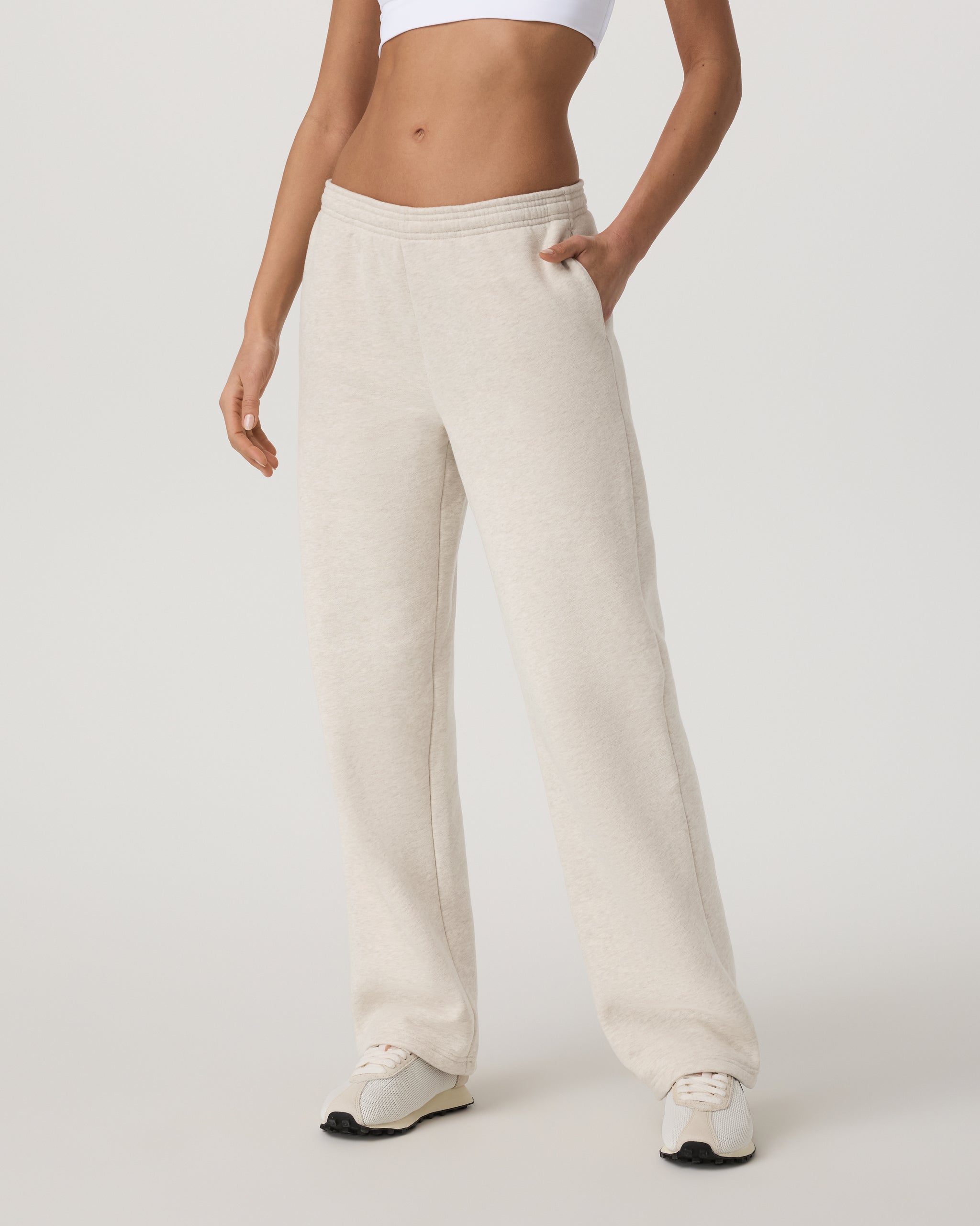 Restore Straight Leg Sweatpant | Bone Heather