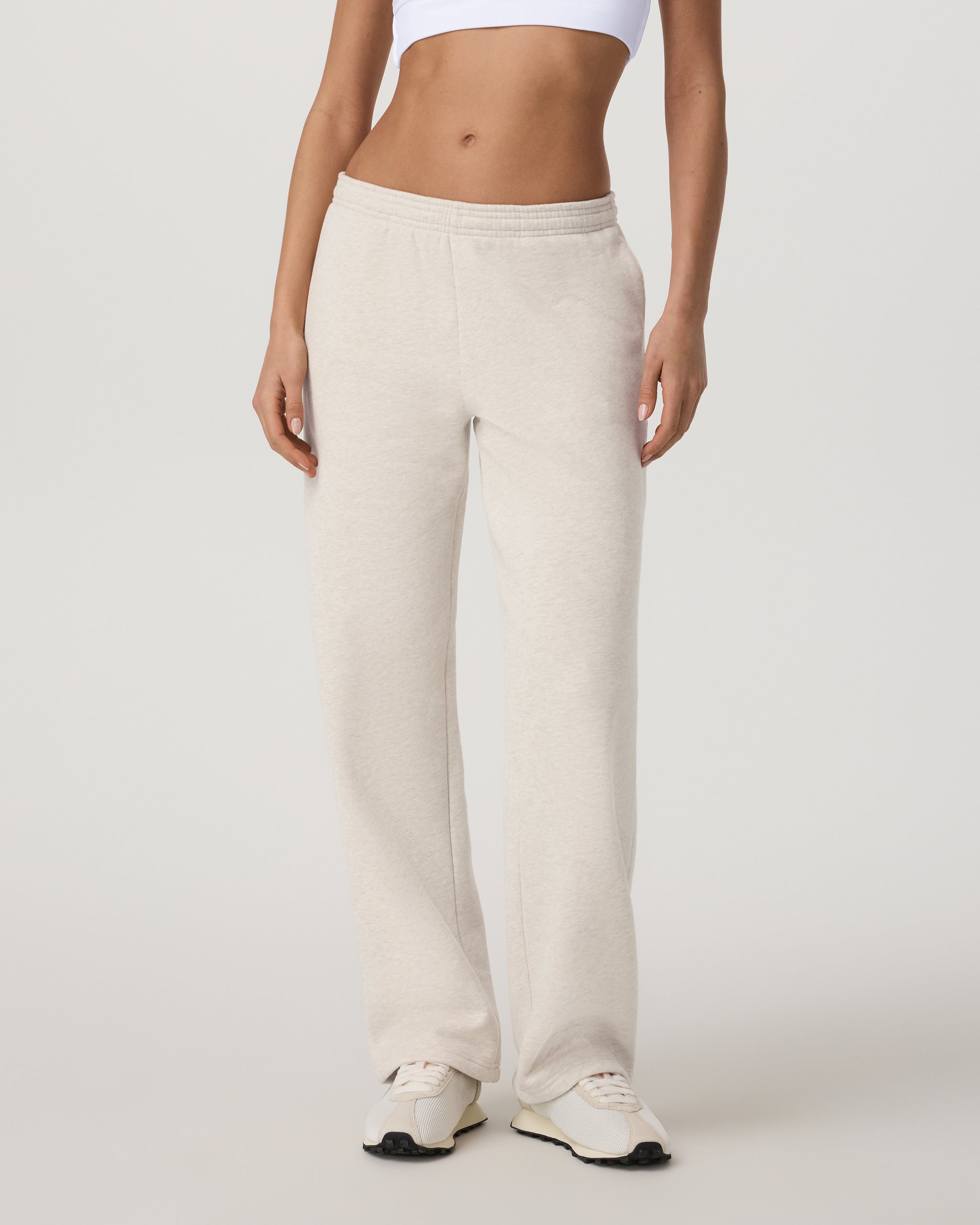 Restore Straight Leg Sweatpant-Long | Bone Heather