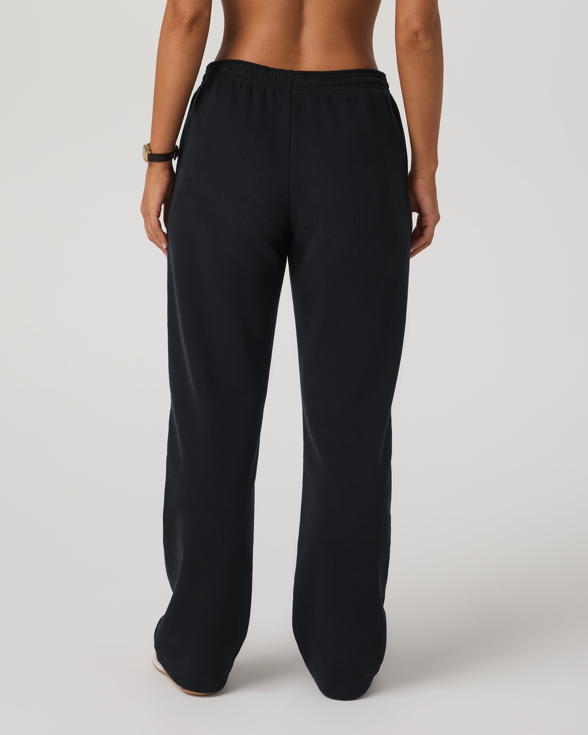 Restore Straight Leg Sweatpant-Short | Washed Black - Image 3