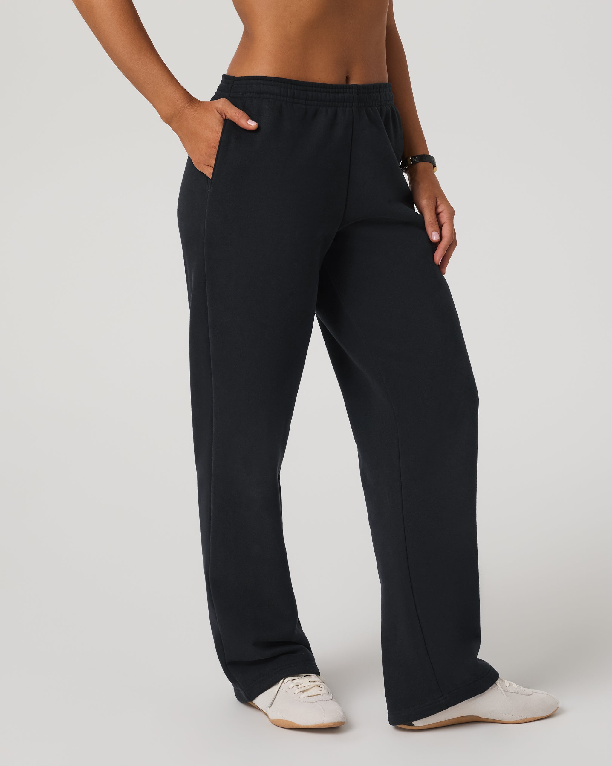 Restore Straight Leg Sweatpant-Long | Washed Black - Image 4