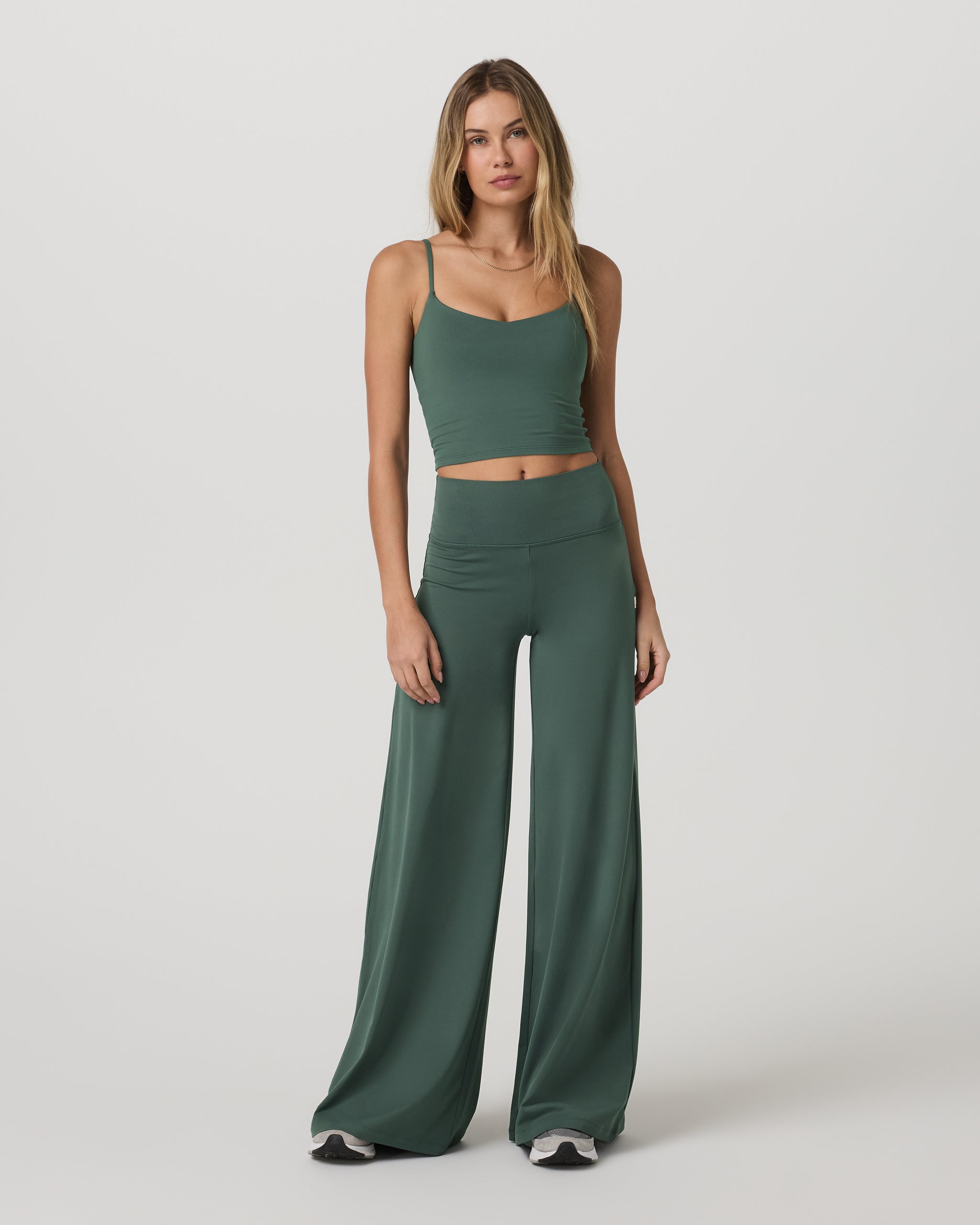 Halo Easy Wideleg Pant | Agate Green - Image 4