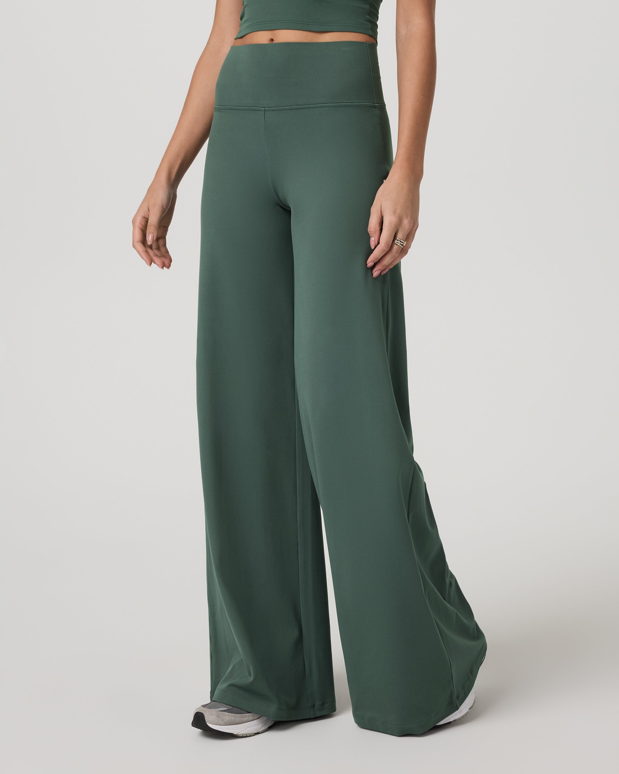 Halo Easy Wideleg Pant | Agate Green - Image 2