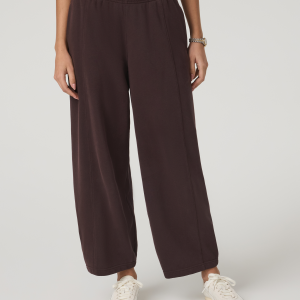 Sedona Barrel Crop Sweatpant | French Roast