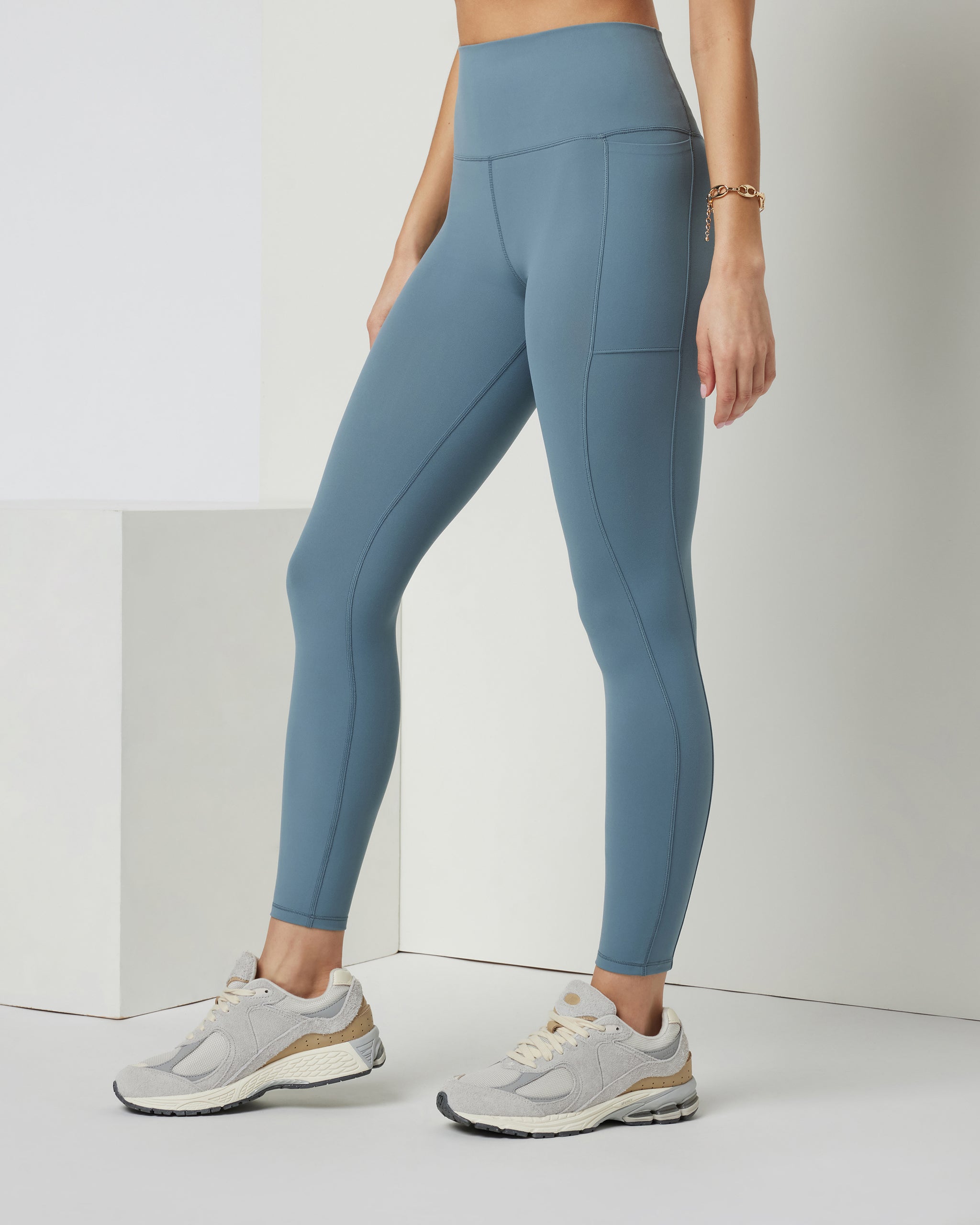 Studio Pocket Legging | Smoke Blue - Image 4