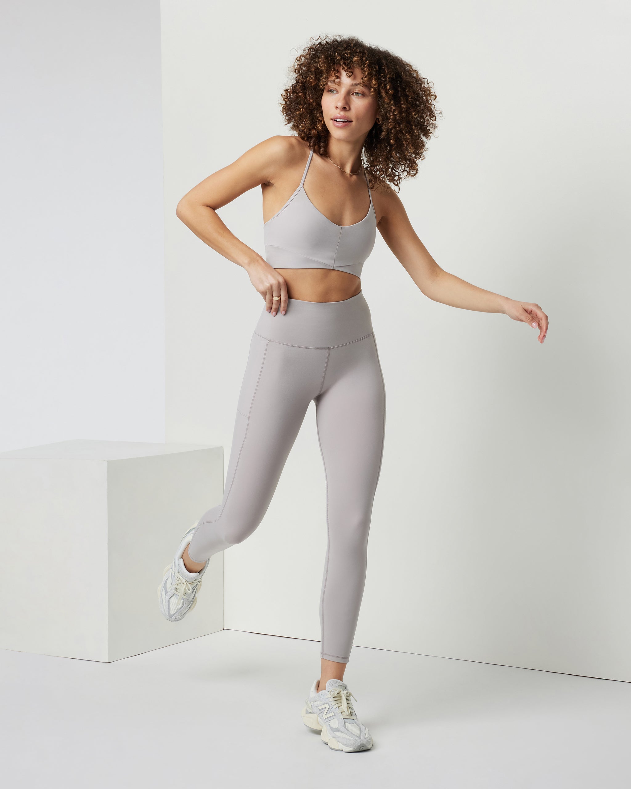 Studio Pocket Legging | Soft Pewter - Image 2