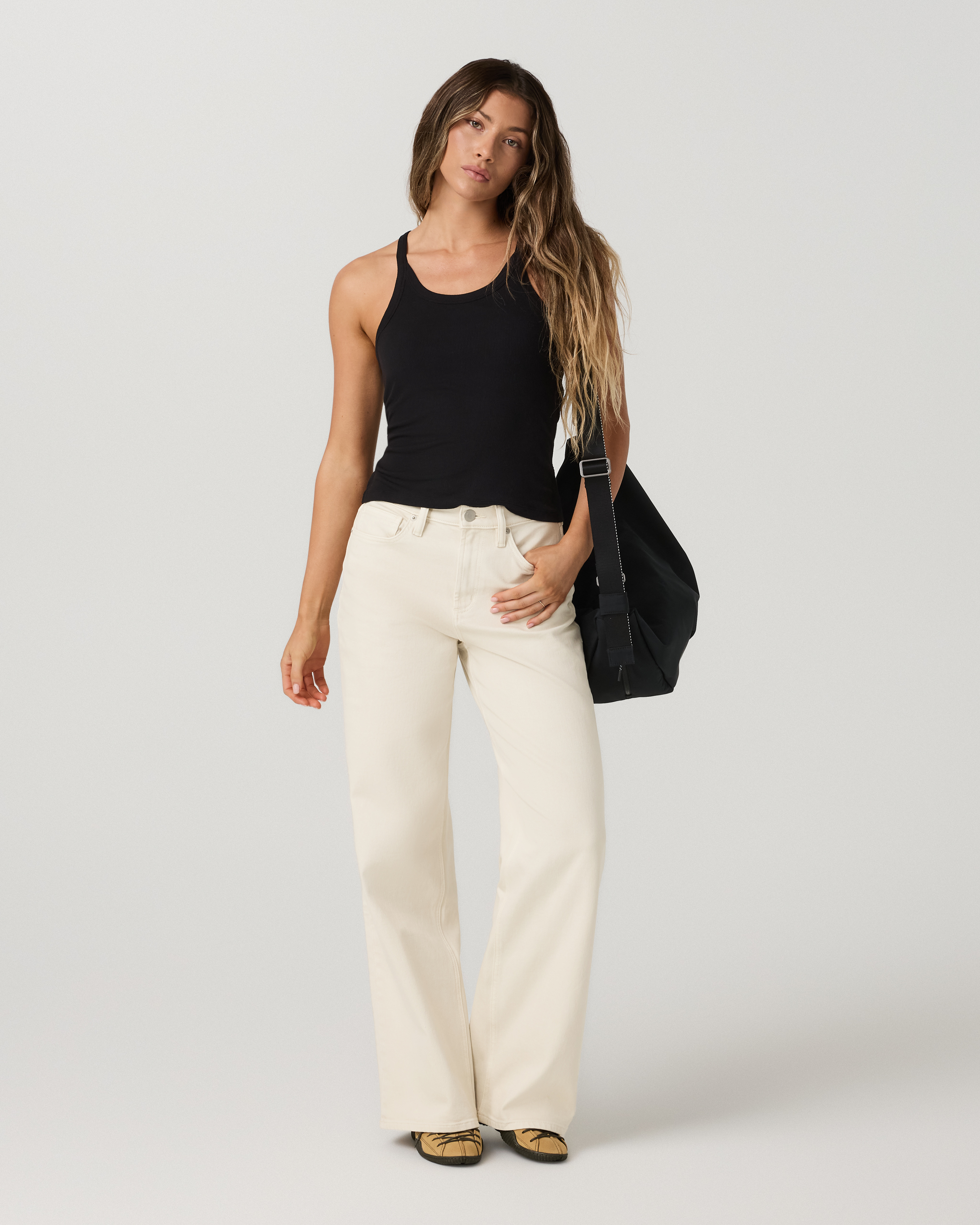 Women's Vuori Vintage Wideleg Jean | Bone Denim - Image 4