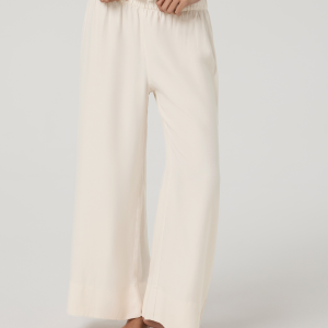 Trestles Twill Crop Wideleg Pant | Natural