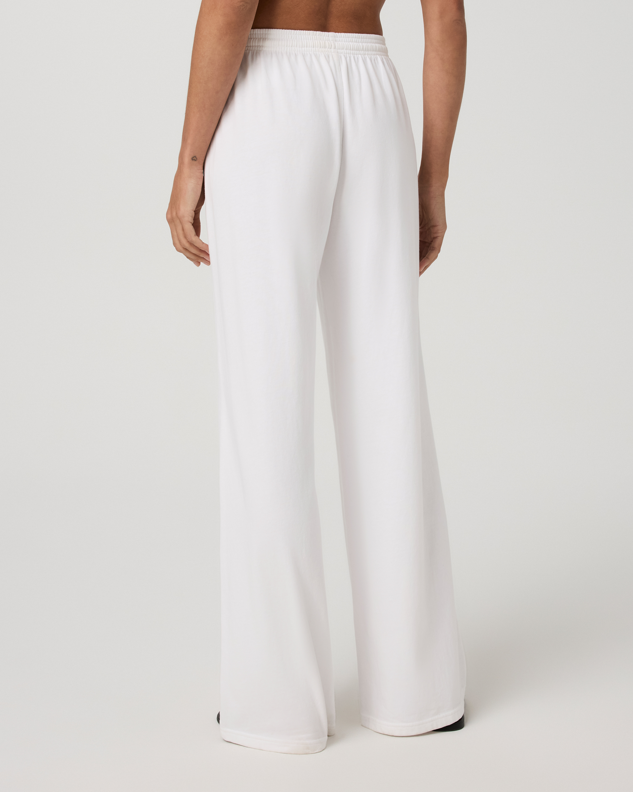 Heavyweight Cotton Easy Pant | White - Image 3