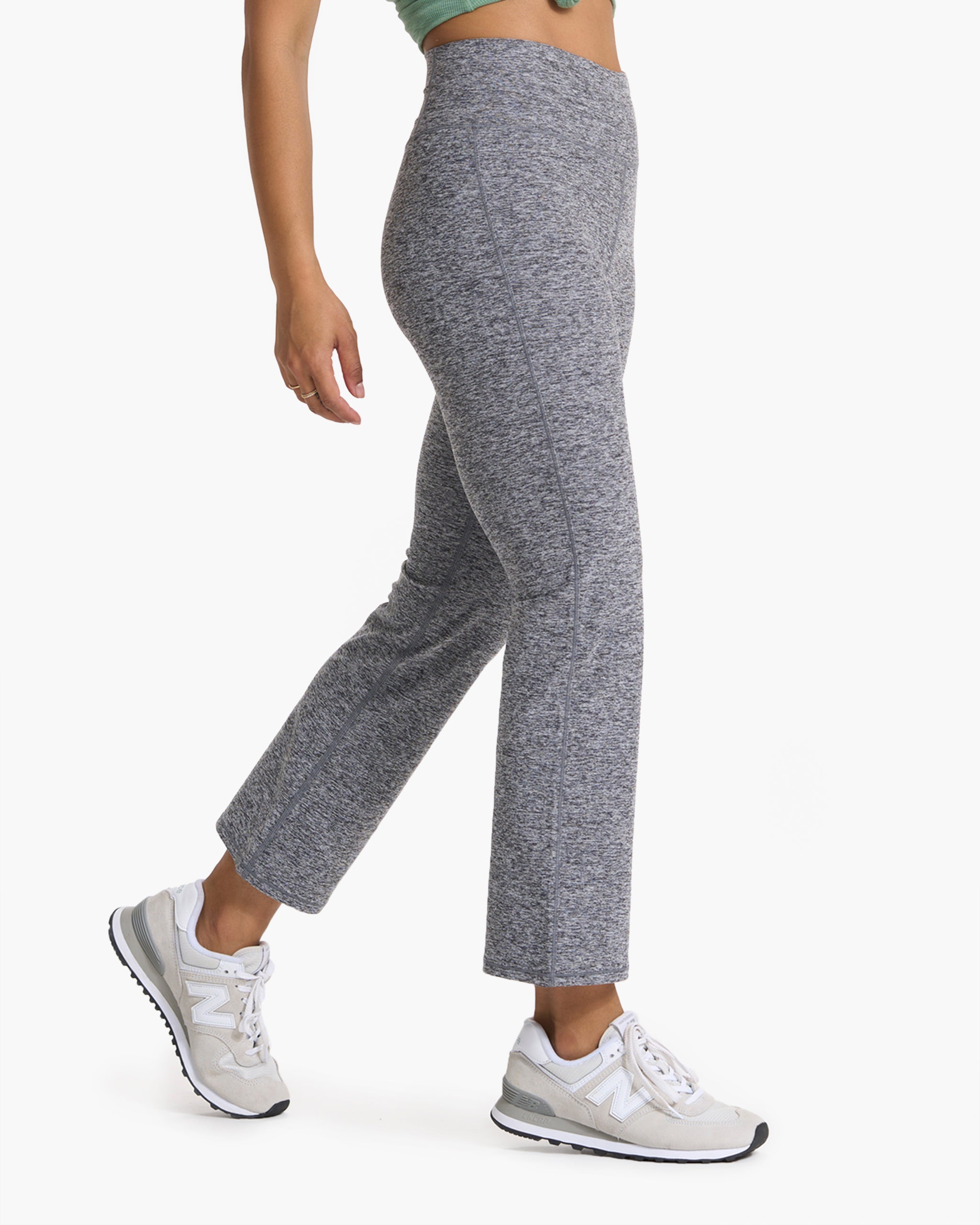 Mid Rise Elevation Slim Bootcut | Heather Grey - Image 2