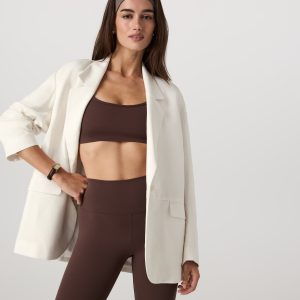 Trestles Twill Blazer | Marshmallow