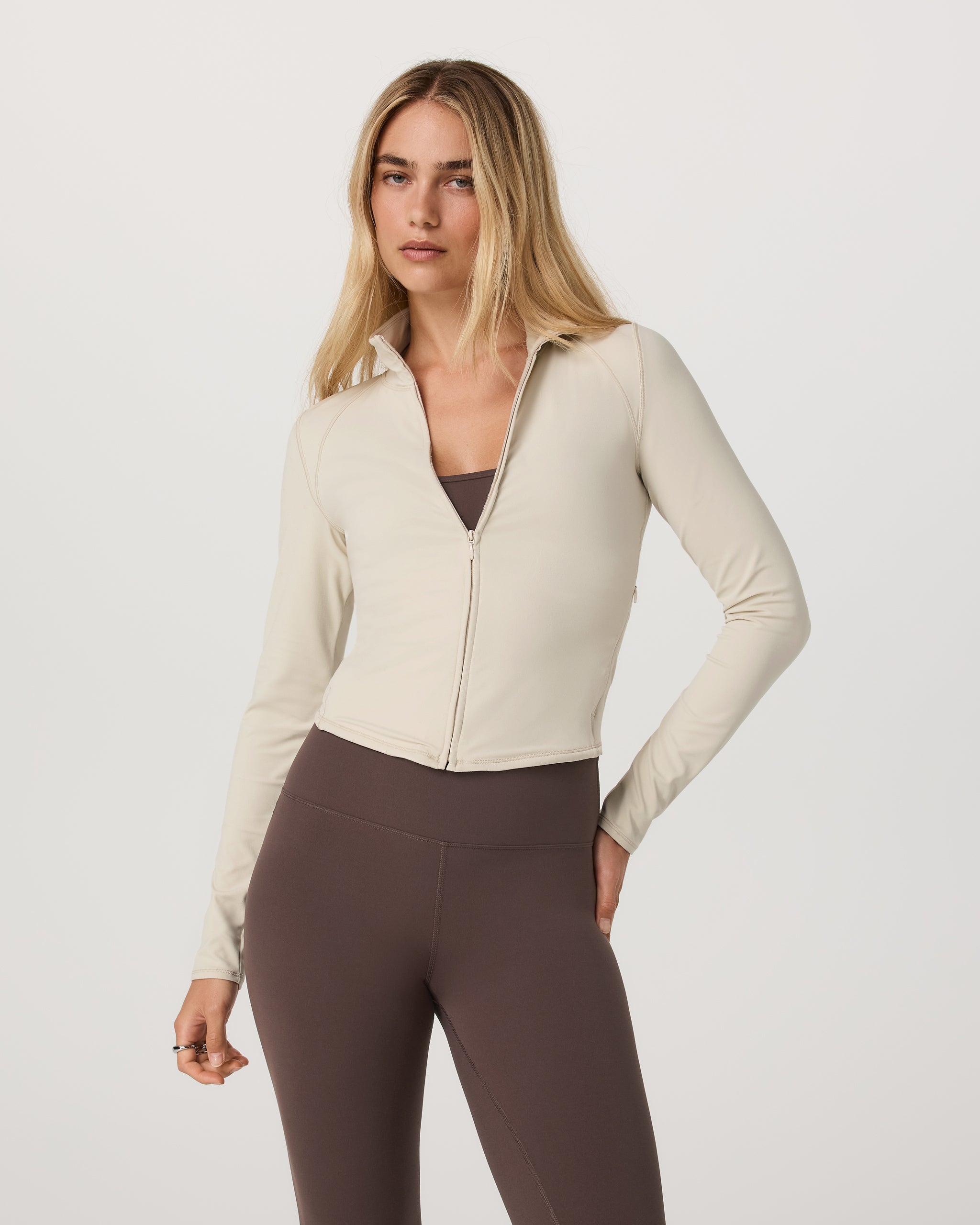 Vuori AllTheFeels™ Full Zip | Bone - Image 5