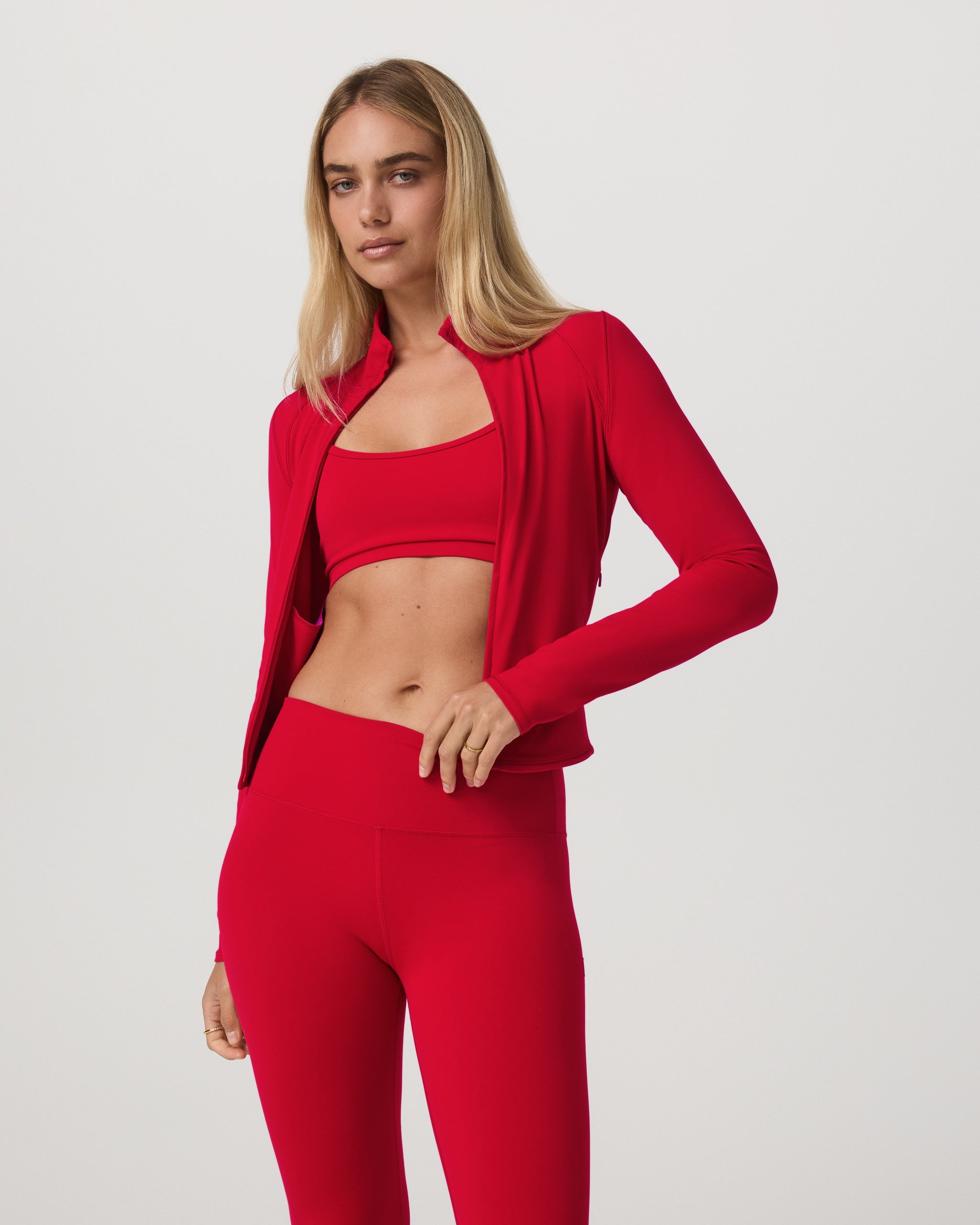 Vuori AllTheFeels™ Full Zip | Cherry - Image 3