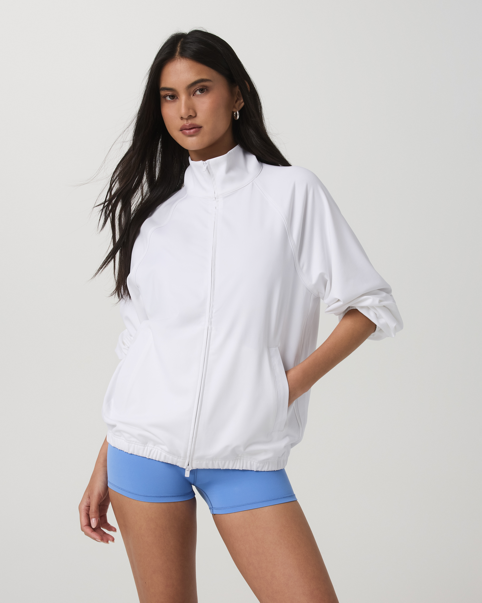 Women's Sunday Track Jacket | White - Image 5