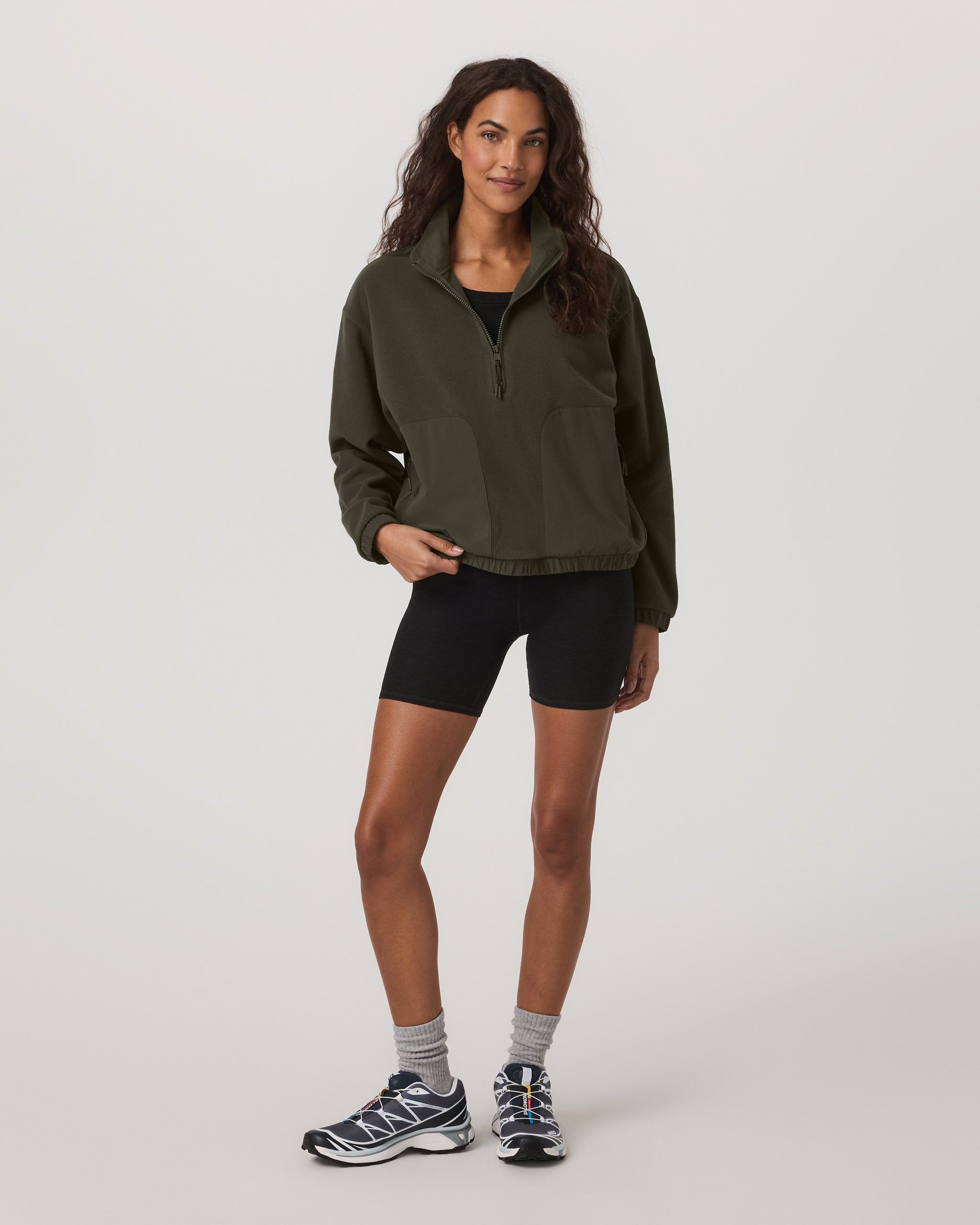 Women's Aspen Half Zip | Olive - Image 4