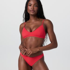 Heat Wave Bikini Top | Bright Red