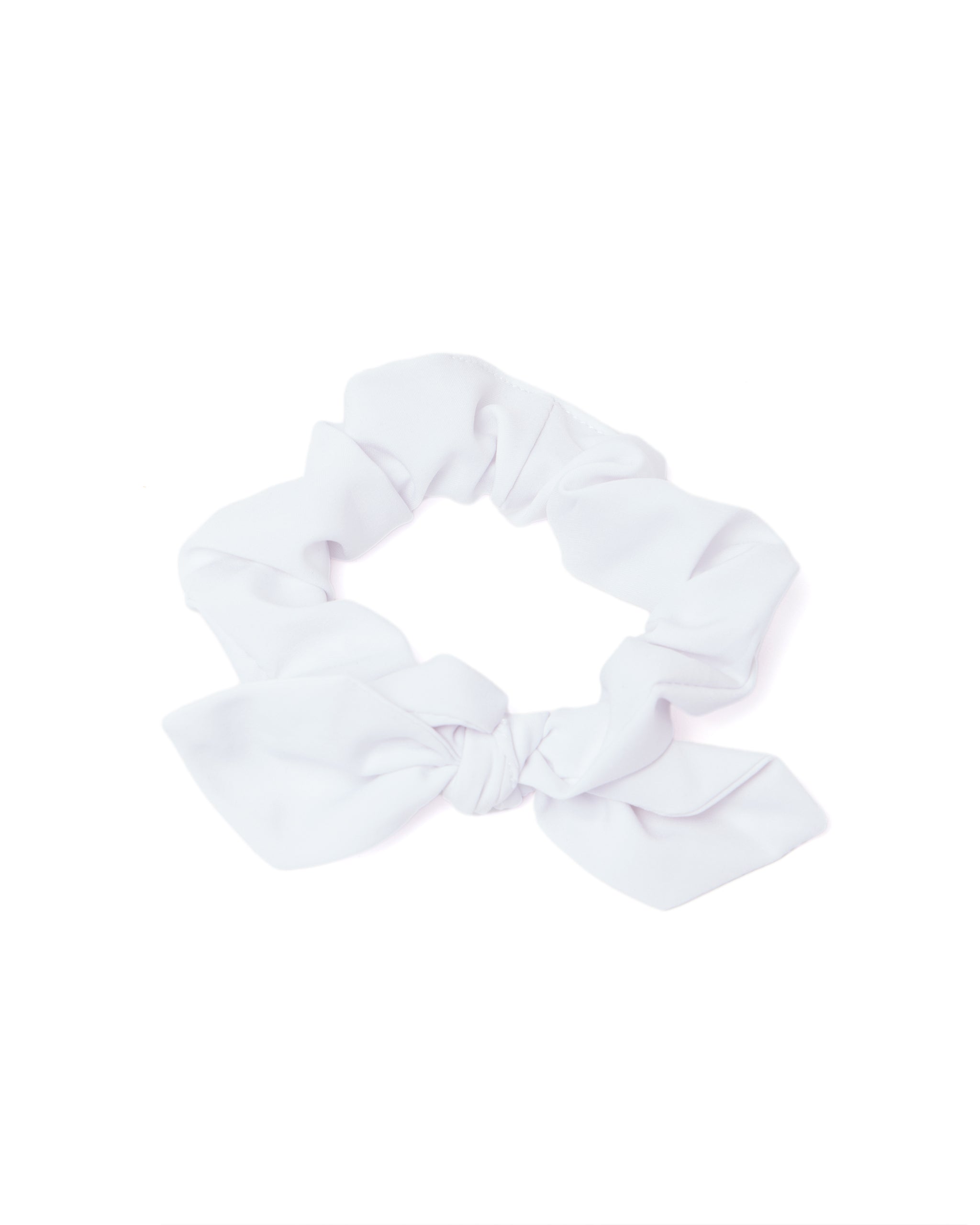 Tie Scrunchy | White