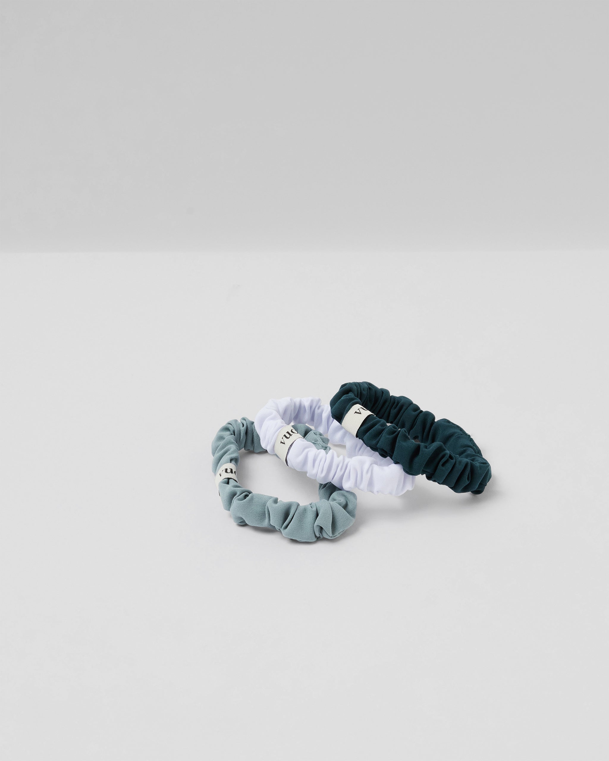 Mini Scrunchy 3 Pack | Mist/Moss/White - Image 3