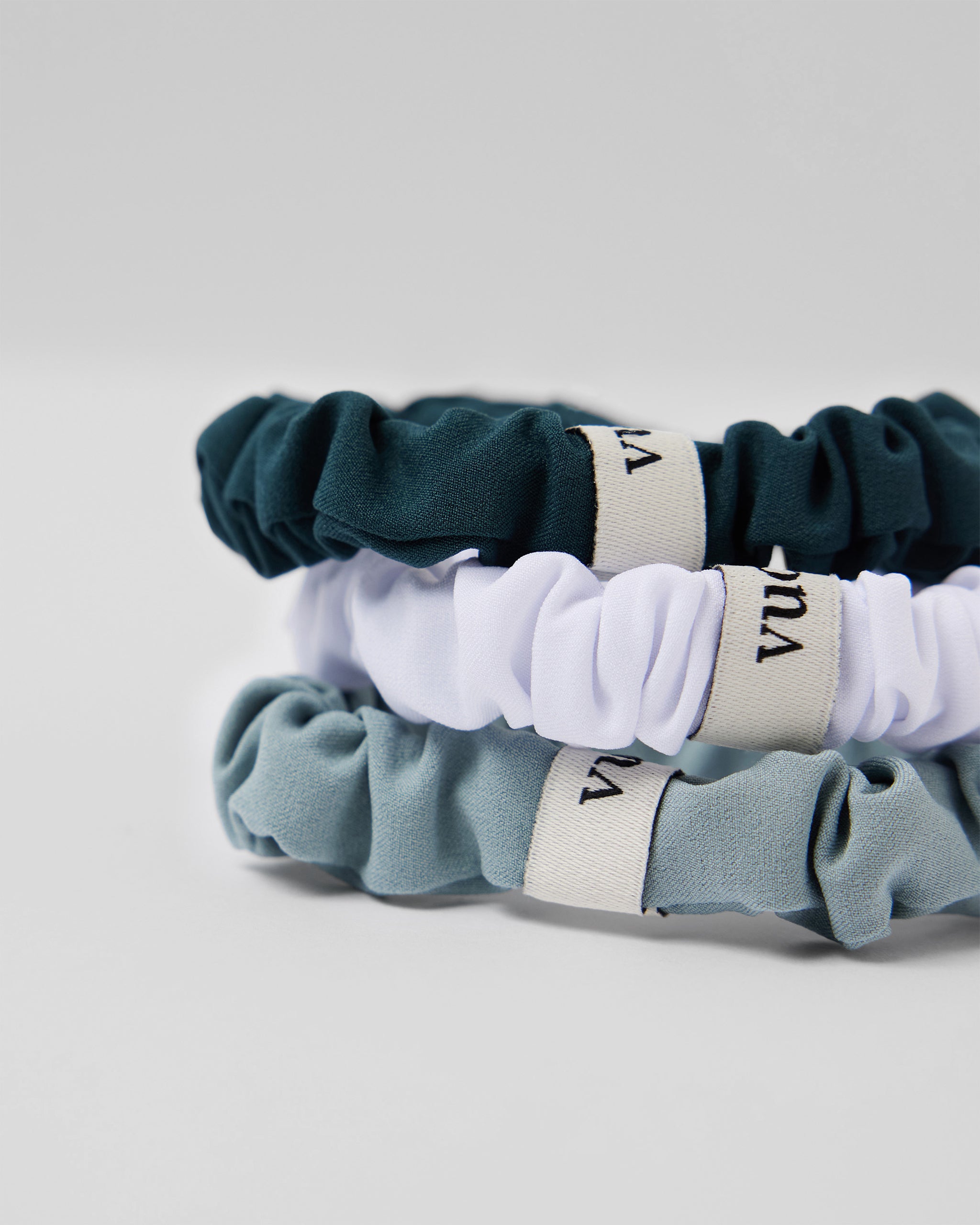 Mini Scrunchy 3 Pack | Mist/Moss/White