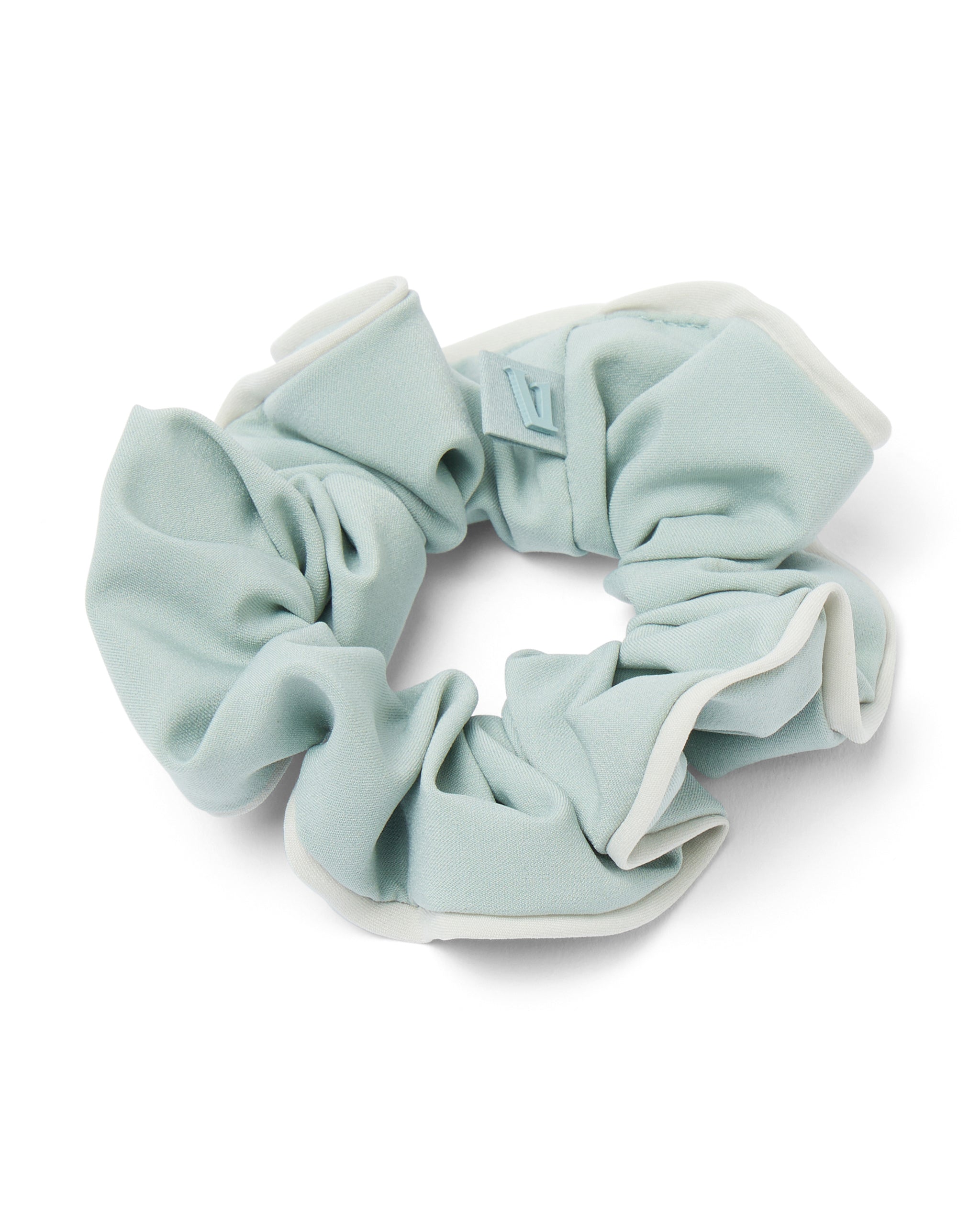 Piped Scrunchie | Crushed Ice