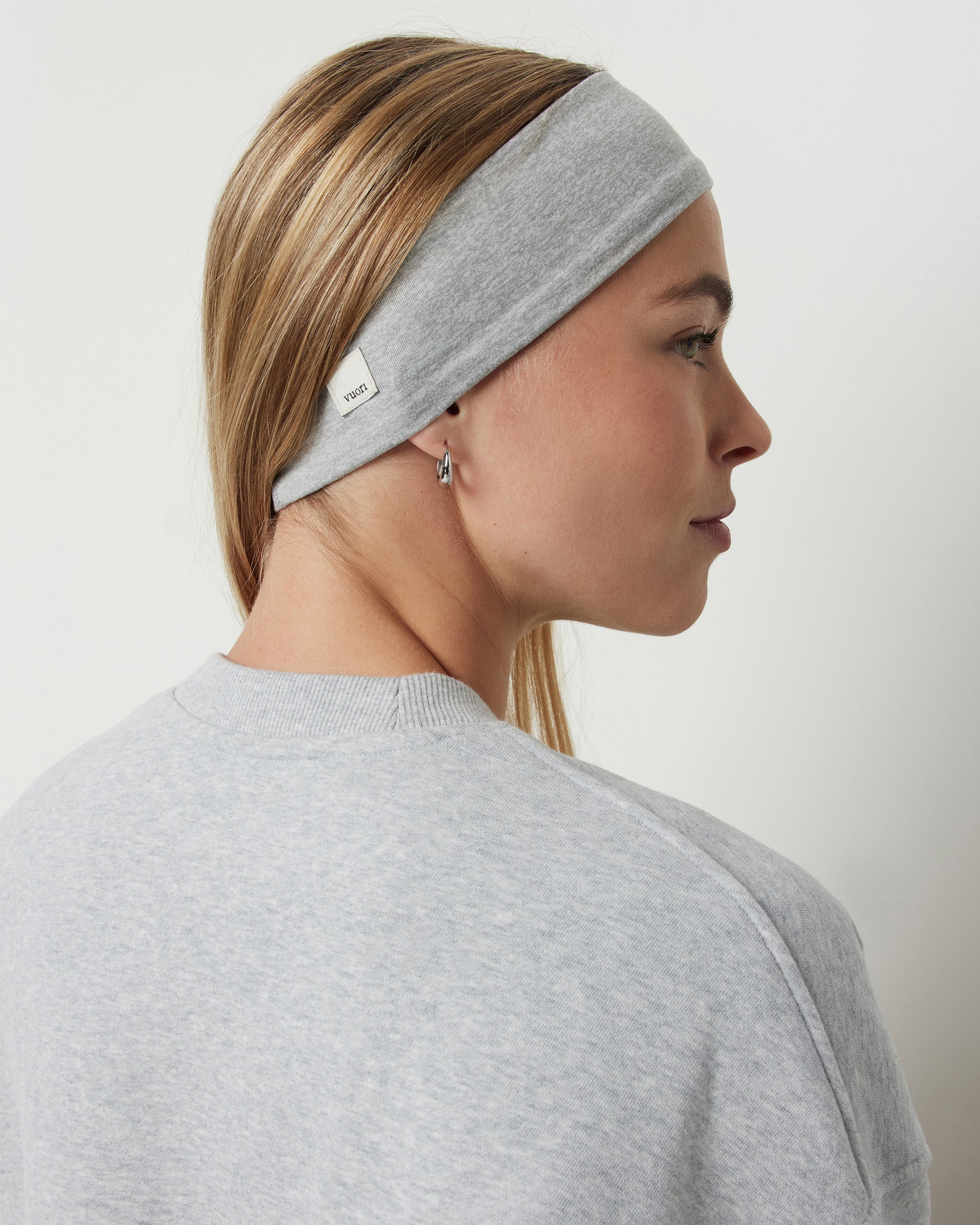 Halo Headband | Pale Grey Heather - Image 2