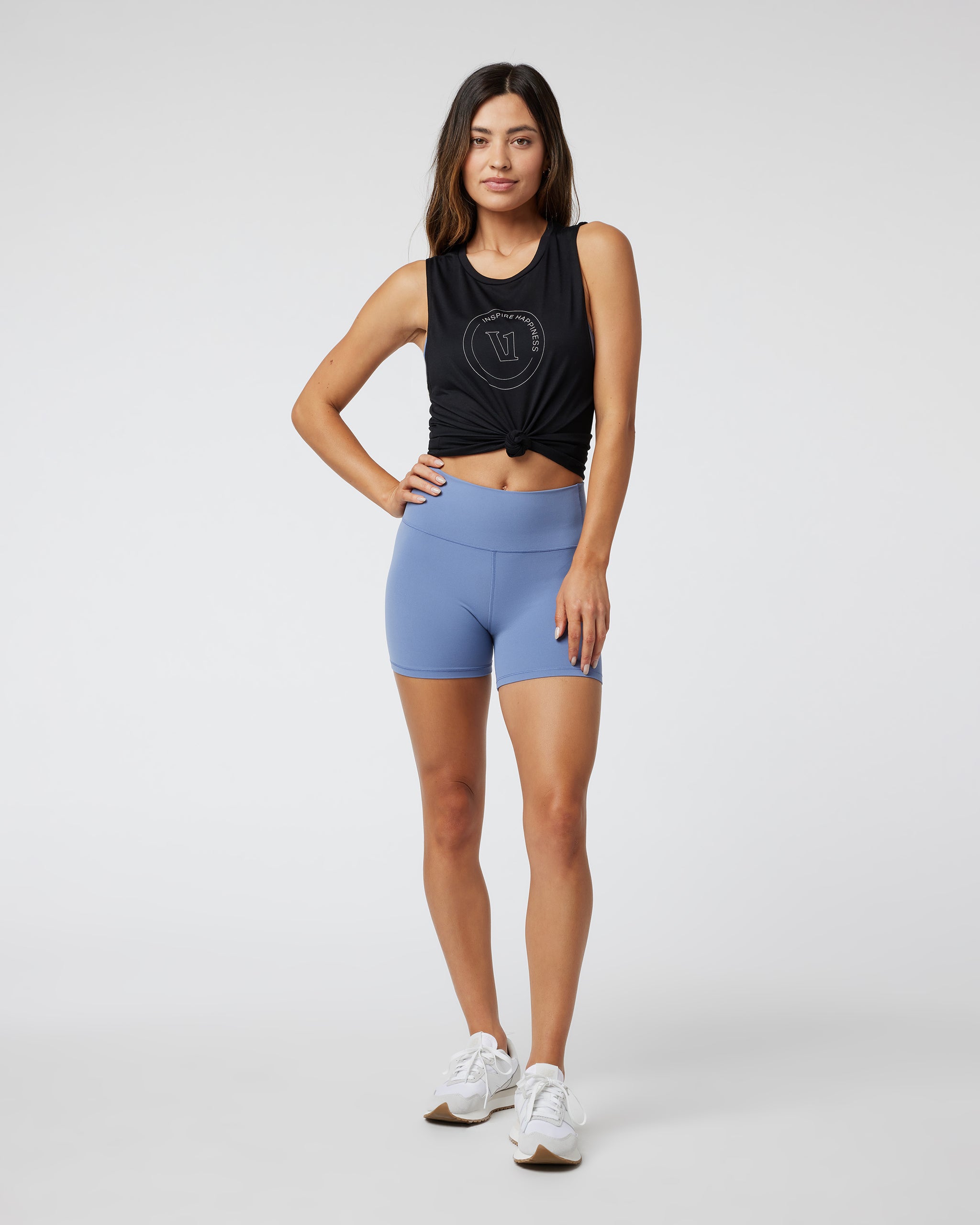 Inspire Happiness Tank | Black - Image 2