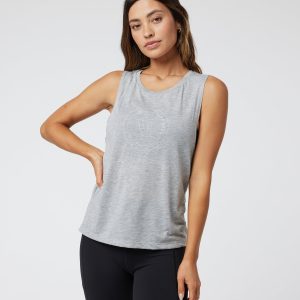 Inspire Happiness Tank | Heather Grey
