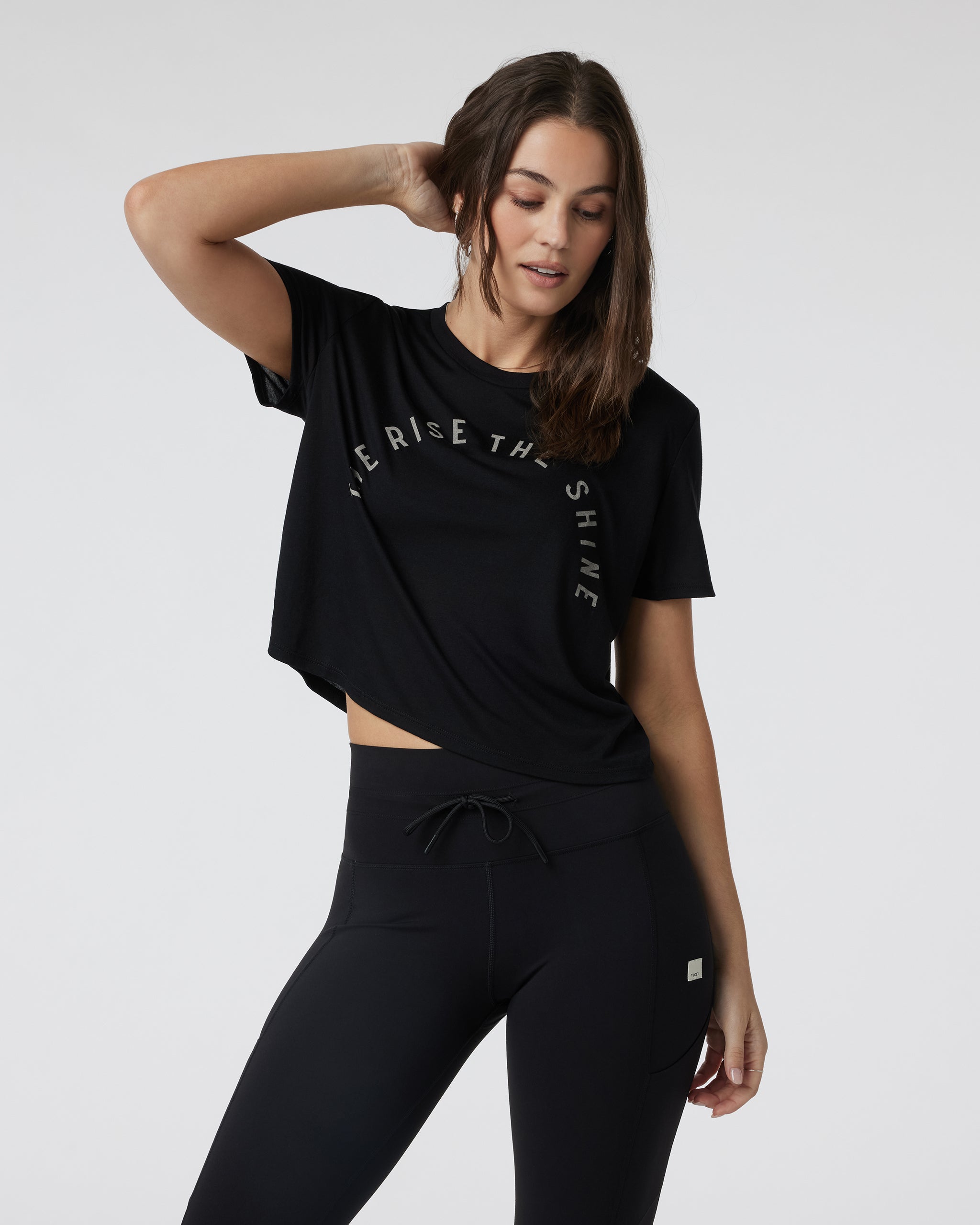 The Rise The Shine Tee | Black - Image 4