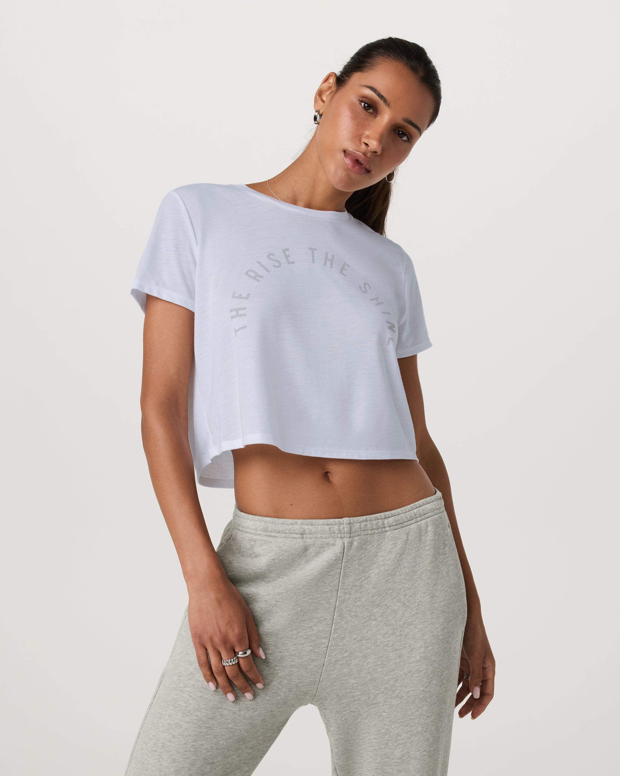 The Rise The Shine Tee | White - Image 2