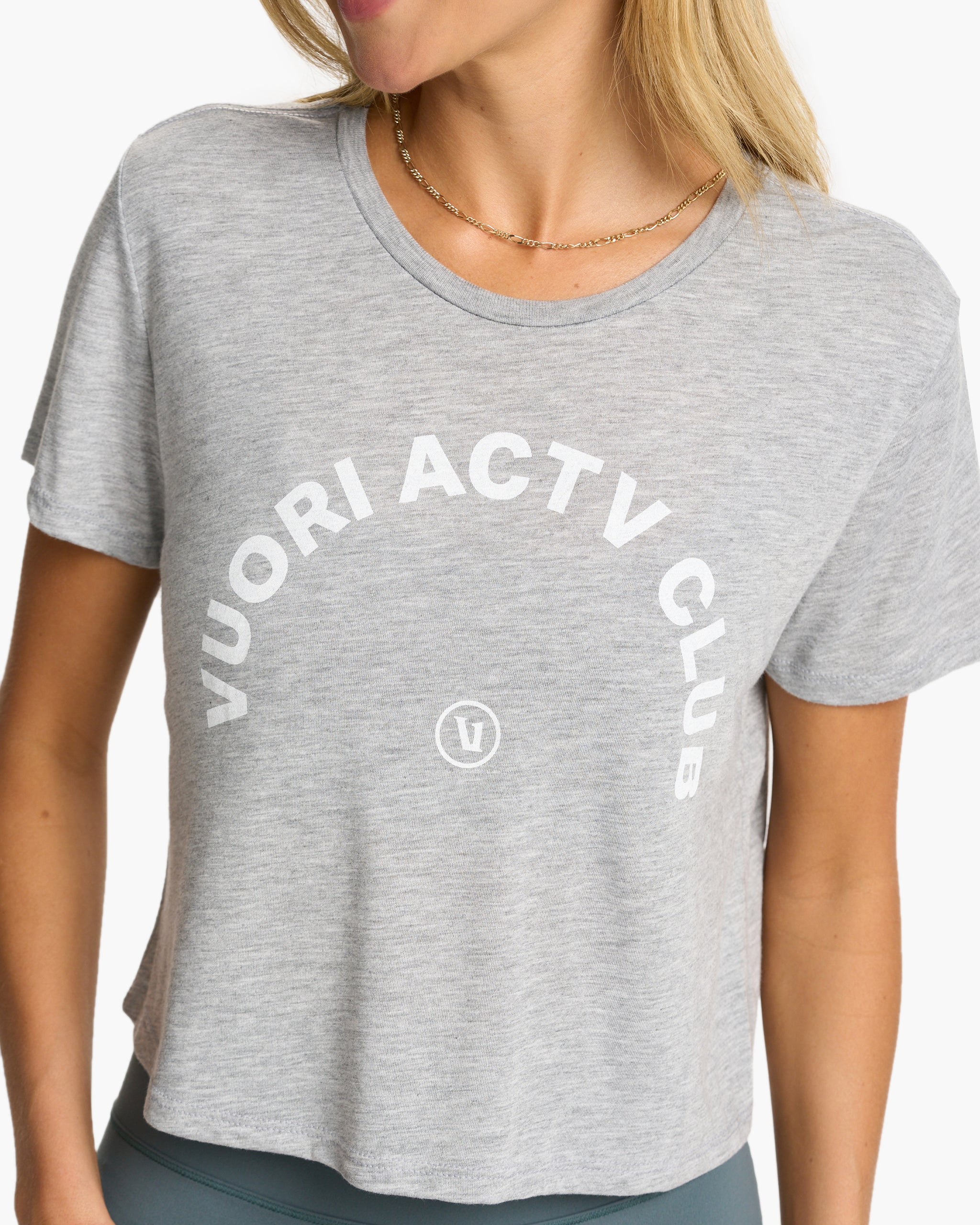 ACTV Club Tee 2.0 | Heather Grey - Image 3